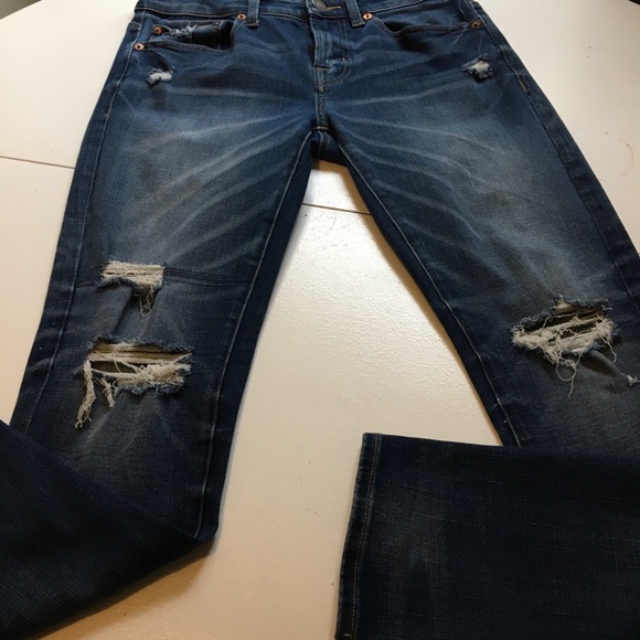 Jeans American Eagle Distressed Extreme Stretch Denim - Picture 3 of 9